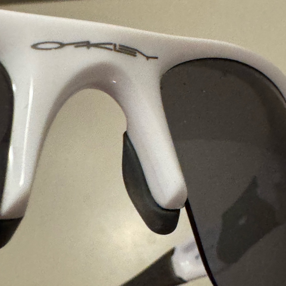 Women's Oakley White Wraparound Sunglasses - Picture 7 of 9